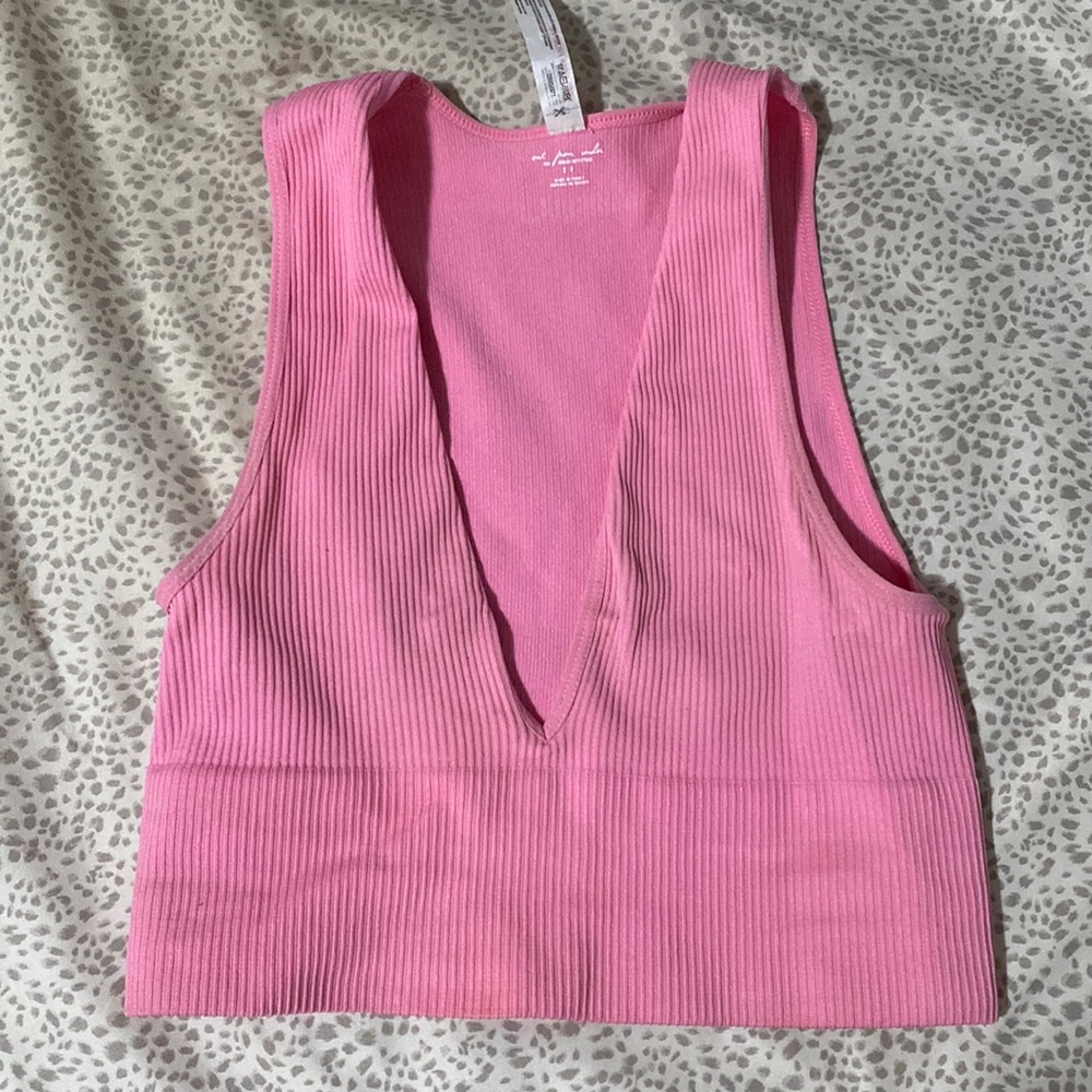 Urban outfitters pink crop top